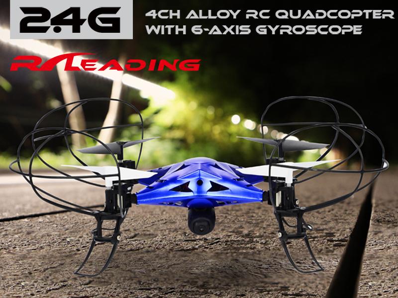 RC106 - 2.4G 4CH 20CM Alloy Body RC Drone 